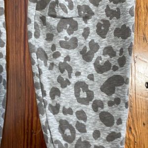 Cheetah print joggers